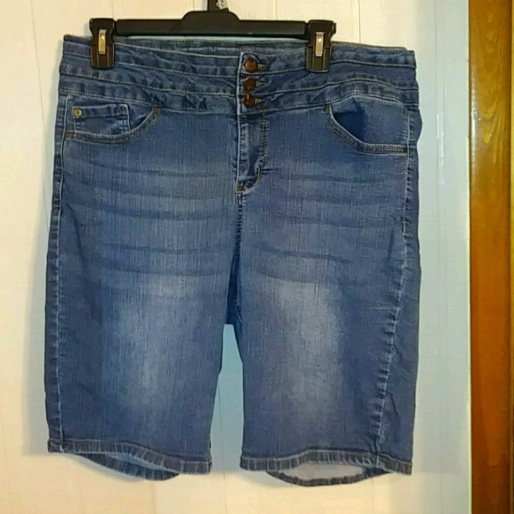 Denim shorts